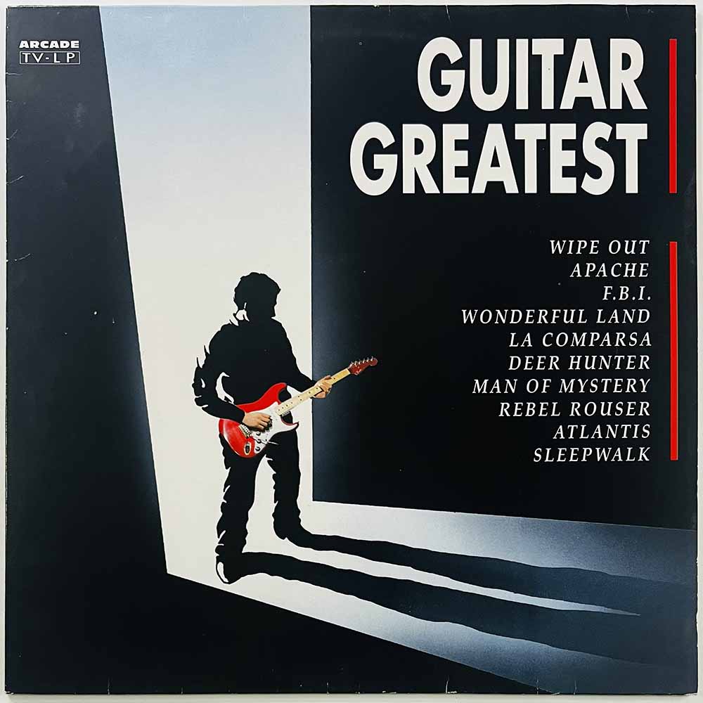 Hollestelle Hans LP Guitar Greatest  kansi EX levy EX Käytetty LP