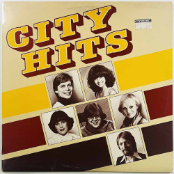 Eini, Kake Randelin, Maarit, Mona Carita LP City Hits  kansi EX levy VG+ Käytetty LP