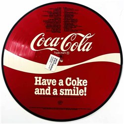 Coca-Cola kuva-LP LP Have a coke and a smile!  kansi Ei kuvakantta levy VG+ Käytetty LP