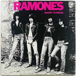 Ramones LP Rocket to Russia  kansi G levy G Käytetty LP