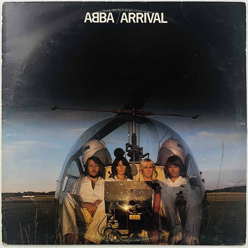 Abba LP Arrival  kansi VG levy EX- Käytetty LP