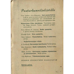 Kotipuutarhurin opas: Frans Salonen  kansi VG sisäsivut VG Käytetty kirja