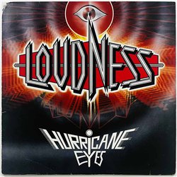 Loudness LP Hurricane Eyes  kansi G levy EX Käytetty LP
