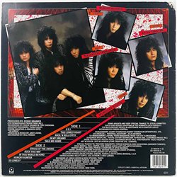 Loudness LP Hurricane Eyes  kansi G levy EX Käytetty LP