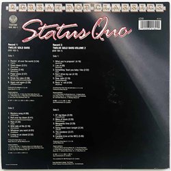 Status Quo LP 2 great pop classics / 12 gold bars vol. 1 & 2 2LP  kansi EX levy VG+ Käytetty LP