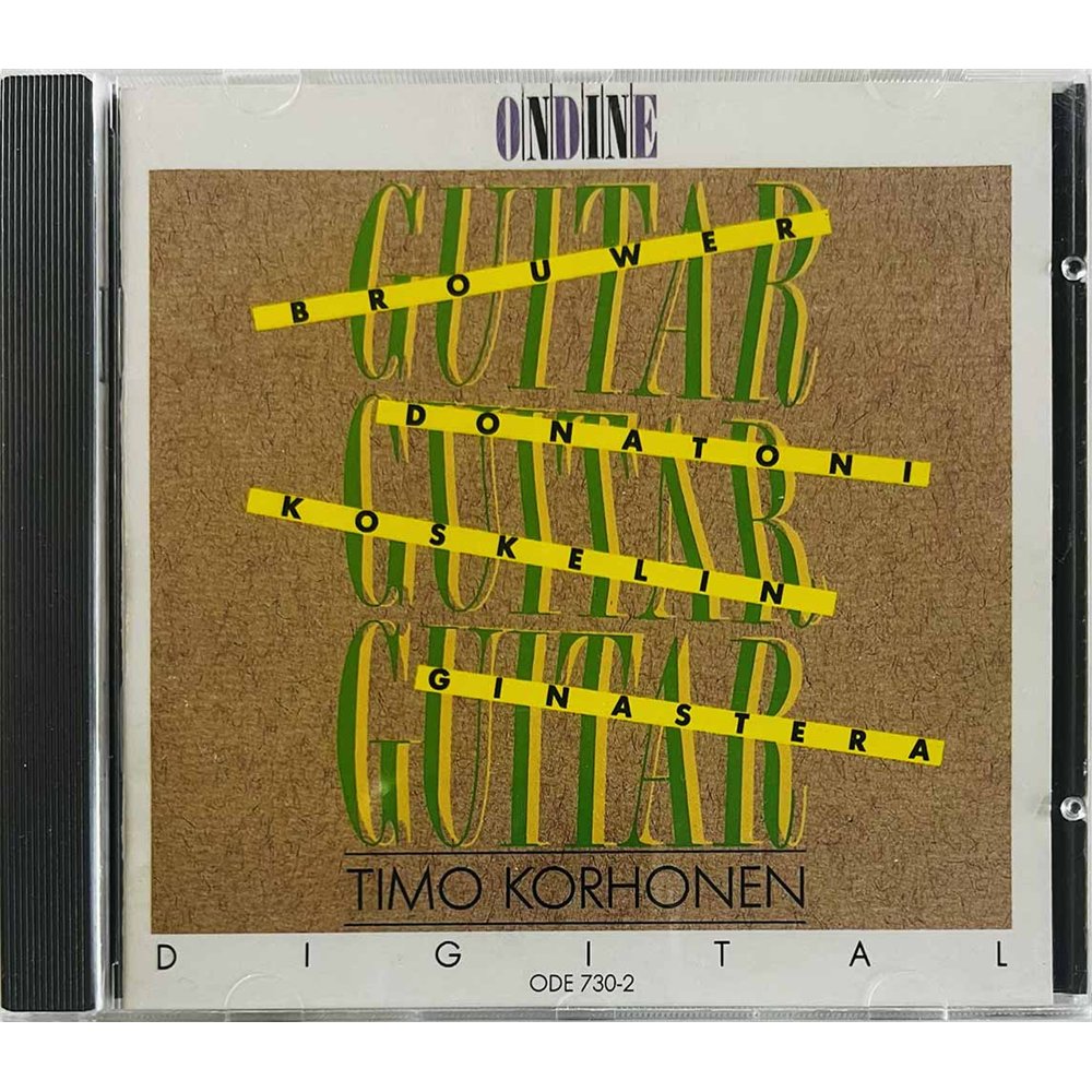 Korhonen Timo 1989 ODE 730-2 Guitar Guitar Guitar CD Begagnat