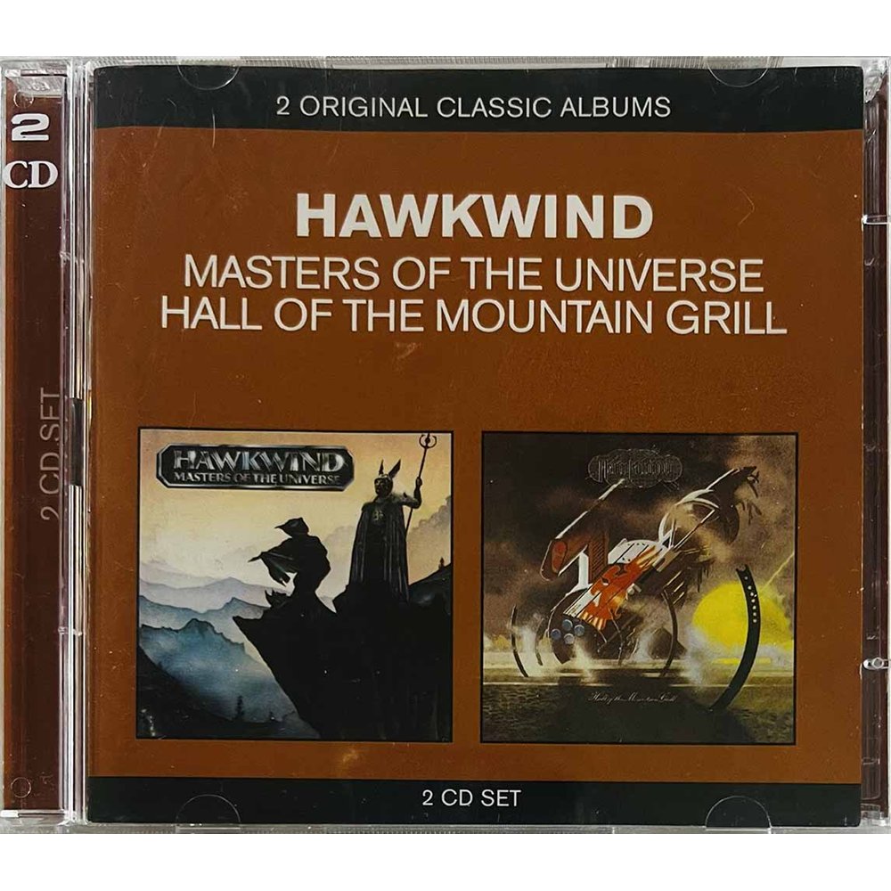 Hawkwind 1977/1974 5099968070724 Masters of the universe / Hall of the mountain grill CD Begagnat