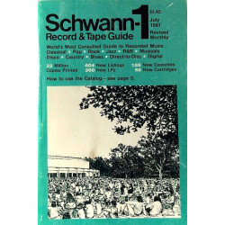 Schwan Record & Tape Guide : July 1981 - Used book