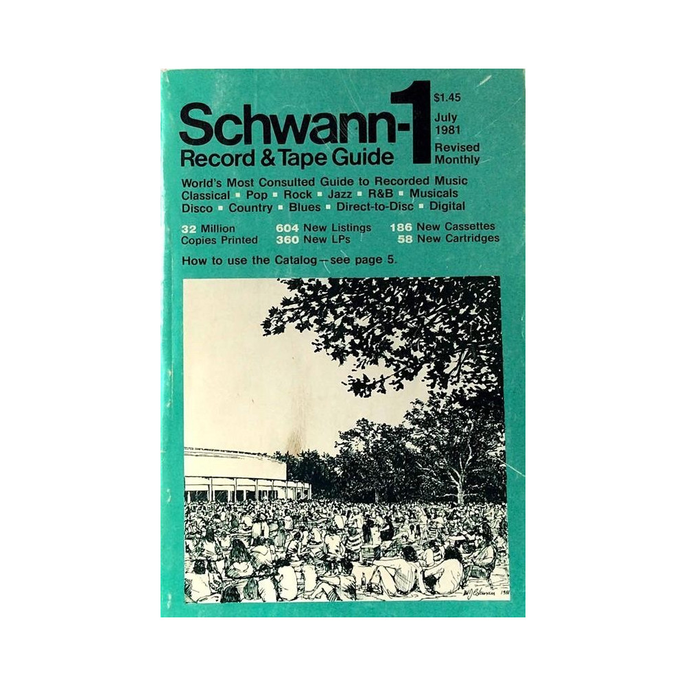 Schwan Record & Tape Guide : July 1981 - Used book