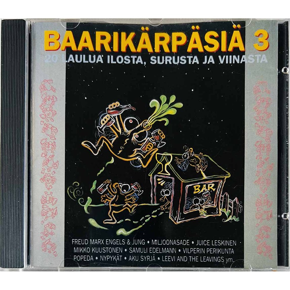 Aku Syrjä, Badding Rockers, Kolera 1992 AMTCD 2044 Baarikärpäsiä 3 CD Begagnat