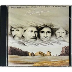 Highwaymen = Waylon Jennings, Willie Nelson +  1985 CDCBS 26466 Highwayman CD Begagnat