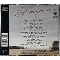 Highwaymen = Waylon Jennings, Willie Nelson +  1985 CDCBS 26466 Highwayman CD Begagnat