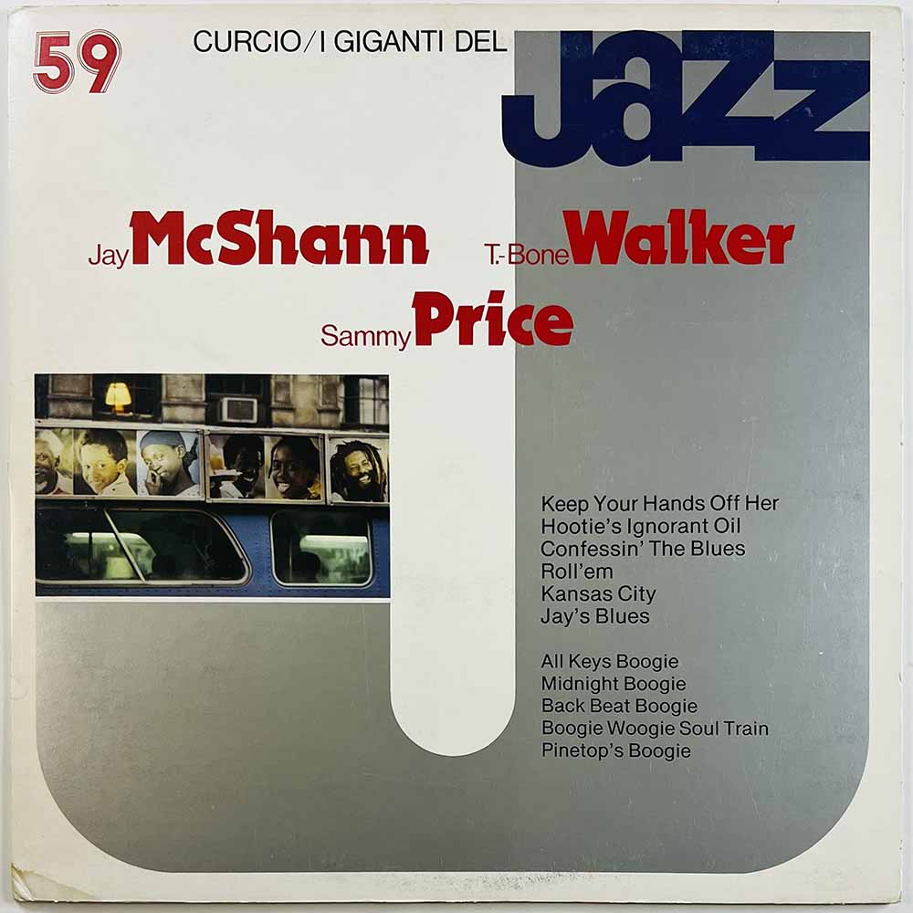 Jay McShann, T-Bone Walker, Sammy Price 1969/1981 GJ-59 I Giganti Del Jazz Vol. 59 Begagnat LP