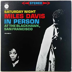 Davis Miles 1961 LE 10076 In Person saturday night vol II Begagnat LP
