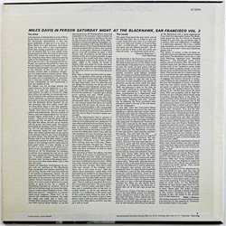 Davis Miles 1961 LE 10076 In Person saturday night vol II Begagnat LP