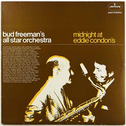 Bud Freeman's All Star Orchestra 1974 6336 327 Midnight at Eddie Condon's Begagnat LP