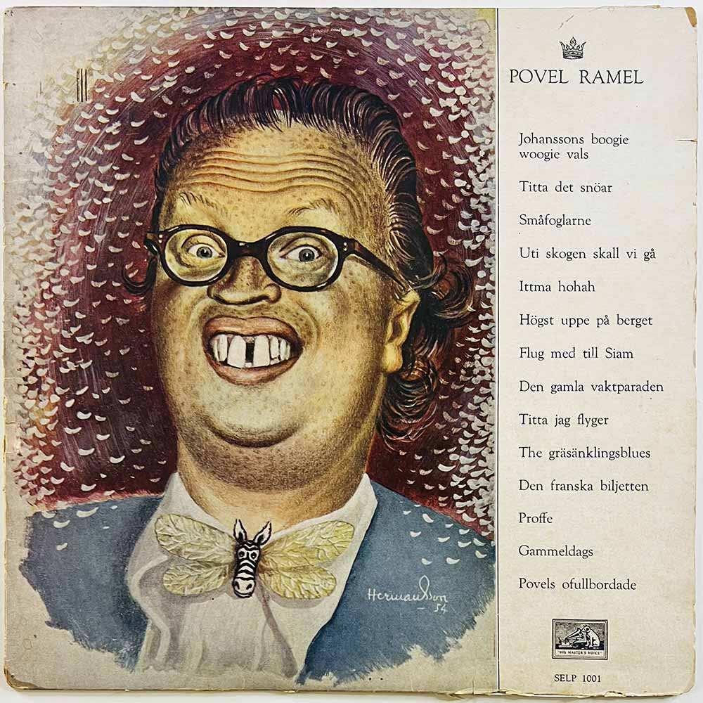 Ramel Povel 1958 SELP.1001 Povel Ramel Begagnat LP