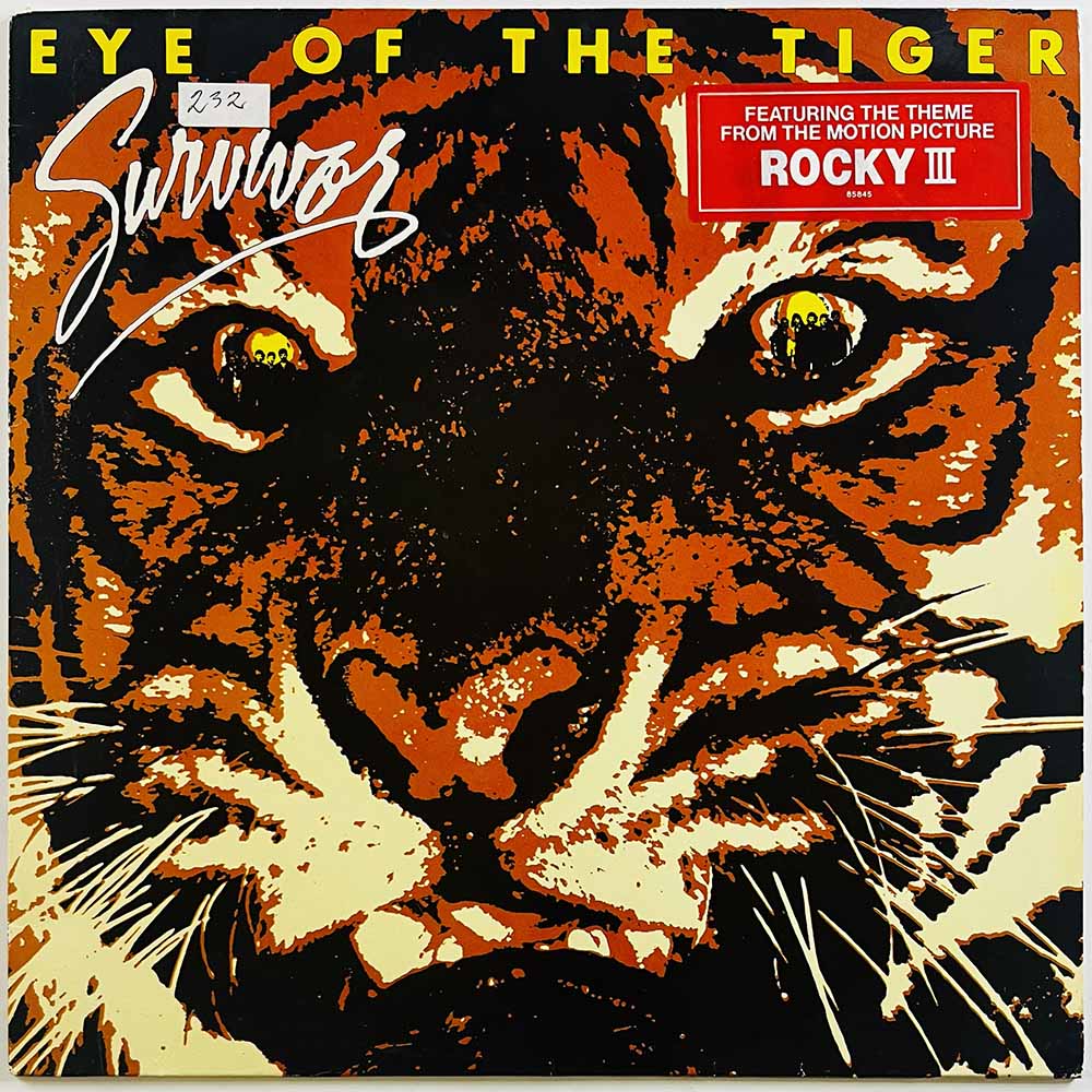 Survivor 1985 SCT CX 85845 Eue of the tiger Begagnat LP