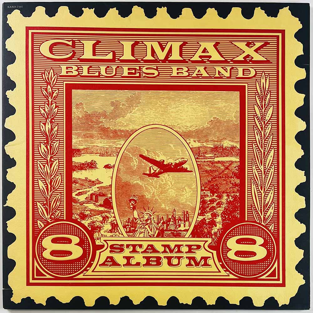 Climax Blues Band 1975 SASD-7507 Stamp Album Begagnat LP