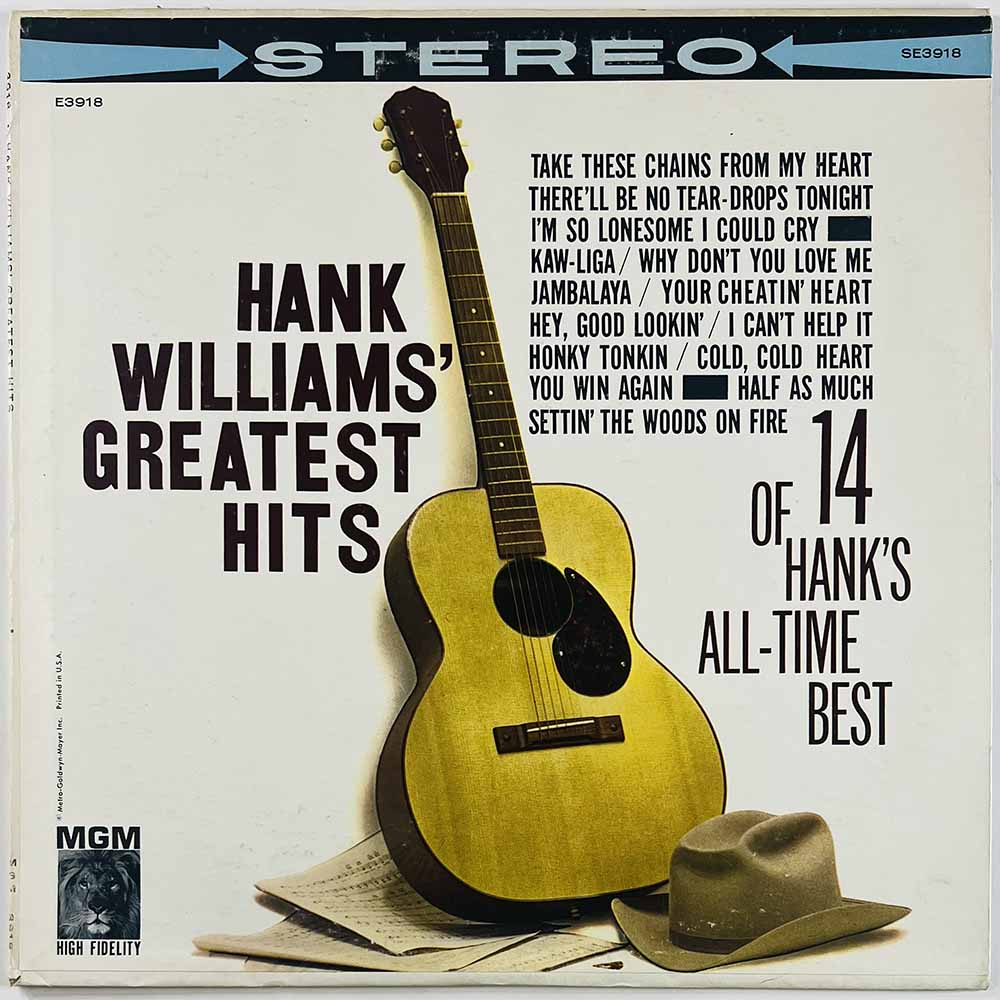 Williams Hank 1961 E3918 Hank Williams’ greatest hits Begagnat LP