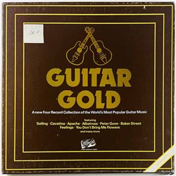 joku artisti tai jotkut studiomuusikot kitaroi 1980 EGS/4/5002 Guitar Gold 4LP Begagnat LP
