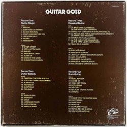 joku artisti tai jotkut studiomuusikot kitaroi 1980 EGS/4/5002 Guitar Gold 4LP Begagnat LP