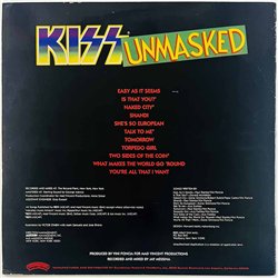 Kiss 1980 NBLP 7225 Unmasked Begagnat LP