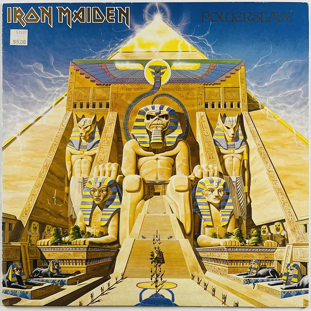 Iron Maiden 1984 1C 064 24 0200 1 Powerslave Begagnat LP