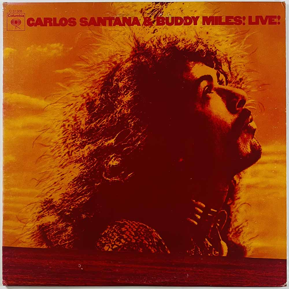 Carlos Santana & Buddy Miles! 1972 C 31308 Live! Begagnat LP