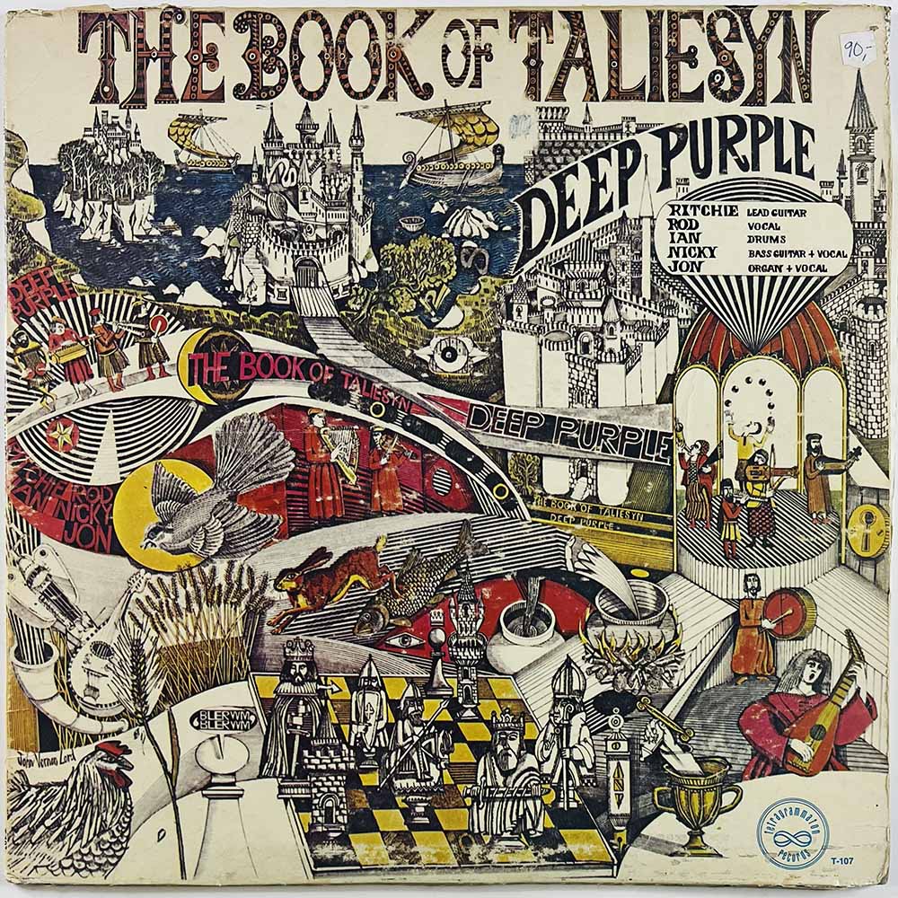 Deep Purple 1968 T-107 The Book of Taliesyn Begagnat LP