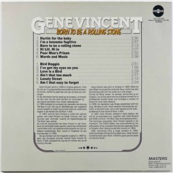 Vincent Gene 1967 MA 11101183 Born to be a rolling stone Begagnat LP