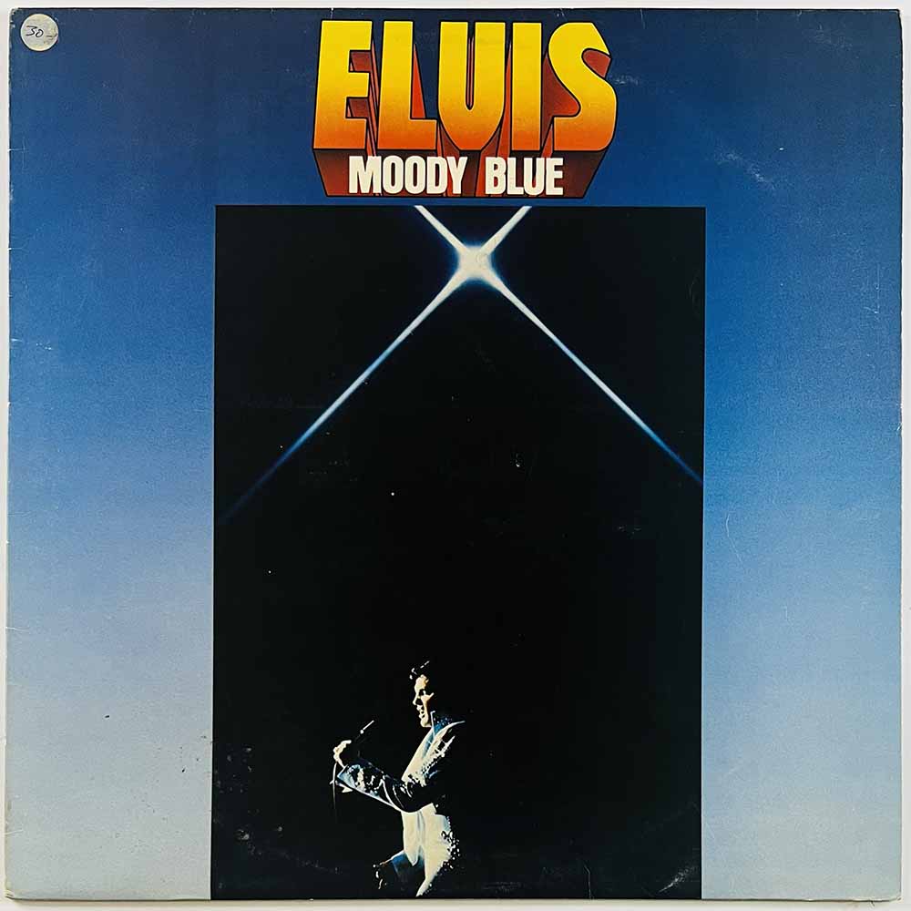 Elvis 1977 PL 12428 Moody Blue Begagnat LP