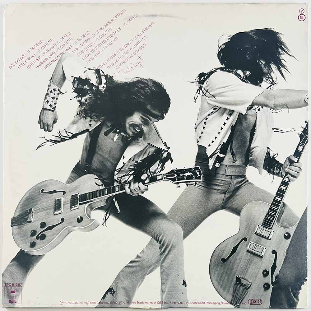 Nugent Ted 1976 EPC 81397 Free for all Begagnat LP