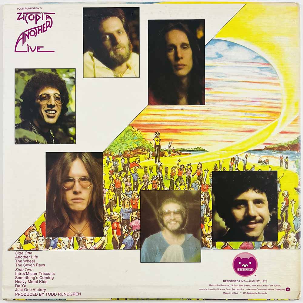 Todd Rundgren's Utopia 1975 BR 6961 Another Live Begagnat LP