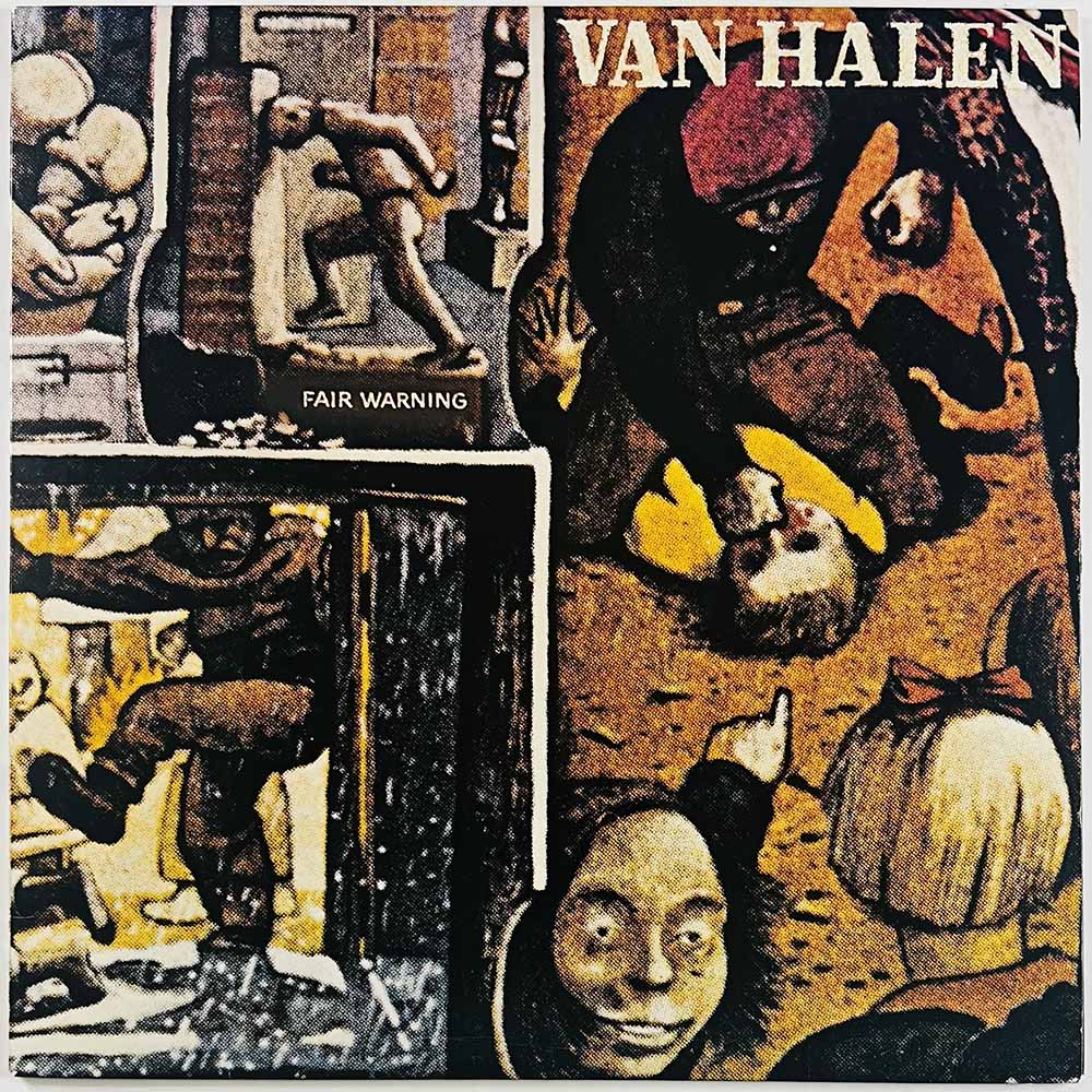 Van Halen 1981 HS 3540 Fair Warning Begagnat LP