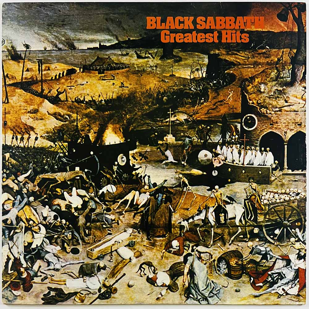 Black Sabbath 1977 NEL 6009 Greatest Hits Begagnat LP