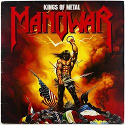 Manowar 1988 781 930-1 Kings of Metal Begagnat LP