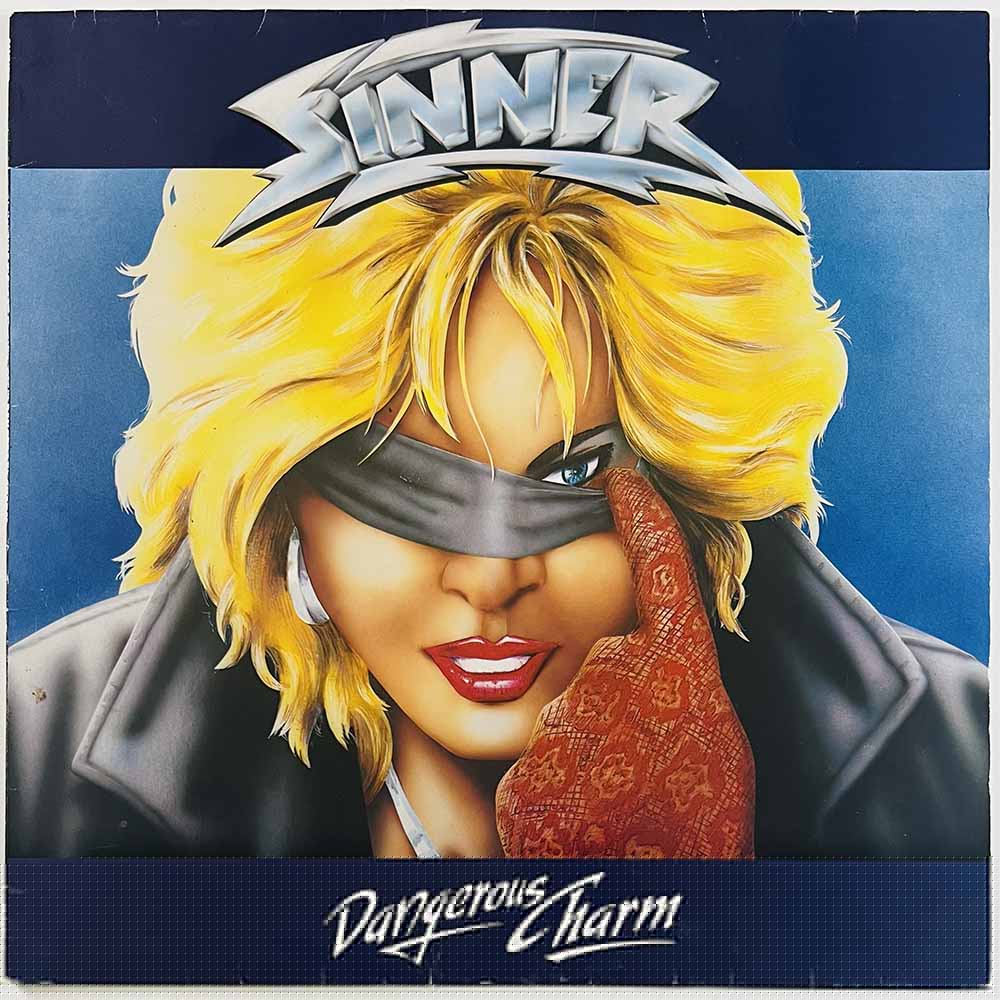Sinner 1987 N 0101-1 Dangerous Charm Begagnat LP