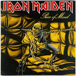 Iron Maiden 1983 1A 064-07724 Piece of mind Begagnat LP