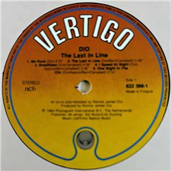 Dio 1984 822 366-1 The last in line, Suomipainos Begagnat LP