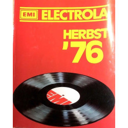 EMI Electrola: Herbst ‘76  kansi VG sisäsivut EX Käytetty kirja