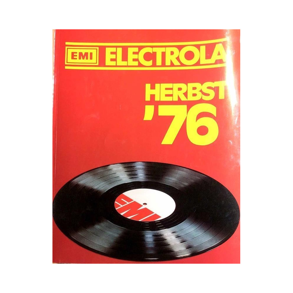 EMI Electrola: Herbst ‘76  kansi VG sisäsivut EX Käytetty kirja