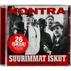 Kontra Käytetty CD Suurimmat iskut  kansi EX levy EX Käytetty CD