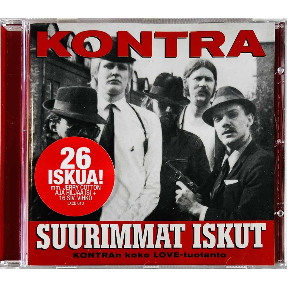 Kontra Käytetty CD Suurimmat iskut  kansi EX levy EX Käytetty CD