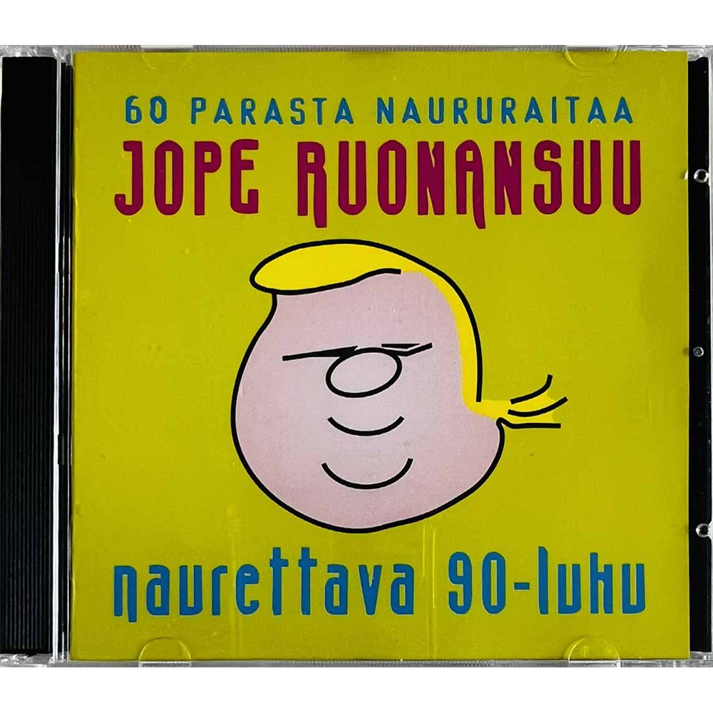 Ruonansuu Jope Käytetty CD Naurettava 90-Luku 2CD  kansi EX levy EX- Käytetty CD