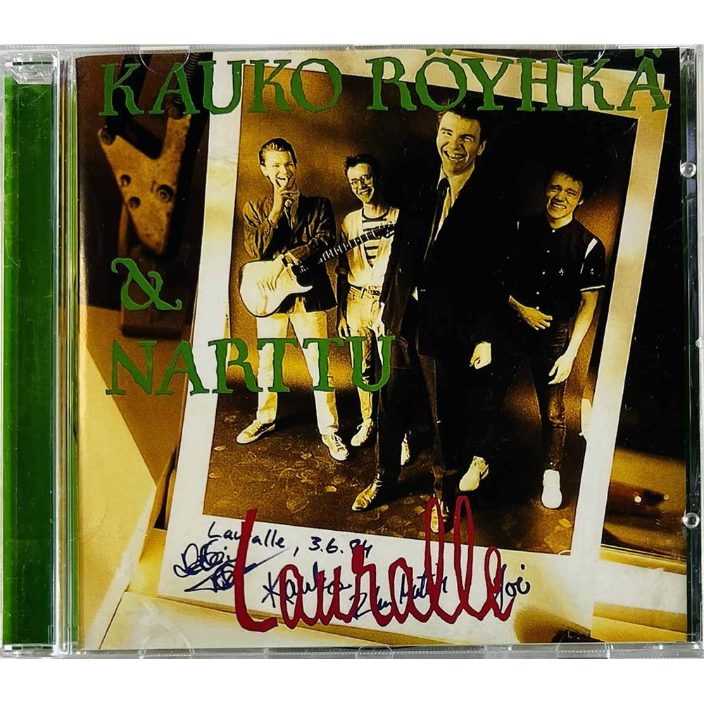 Kauko Röyhkä & Narttu Käytetty CD Lauralle  kansi EX levy EX Käytetty CD