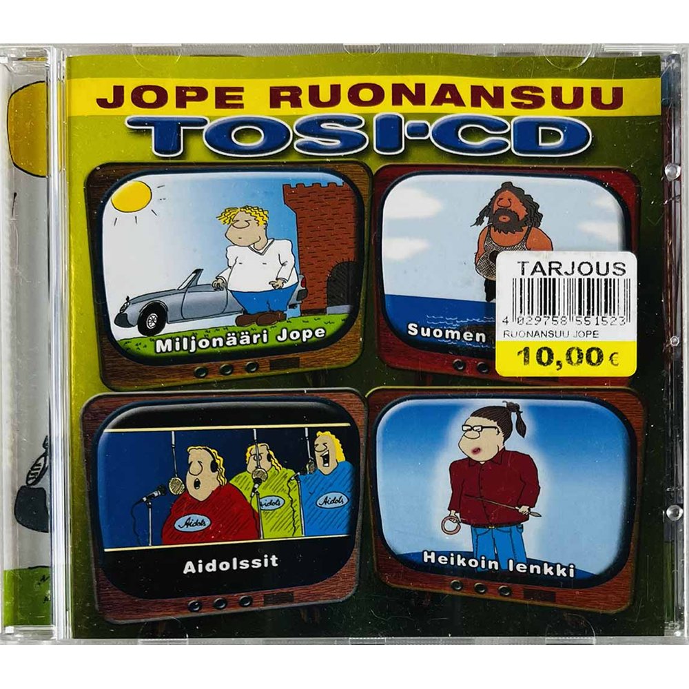 Ruonansuu Jope Käytetty CD Tosi-CD  kansi EX levy EX- Käytetty CD