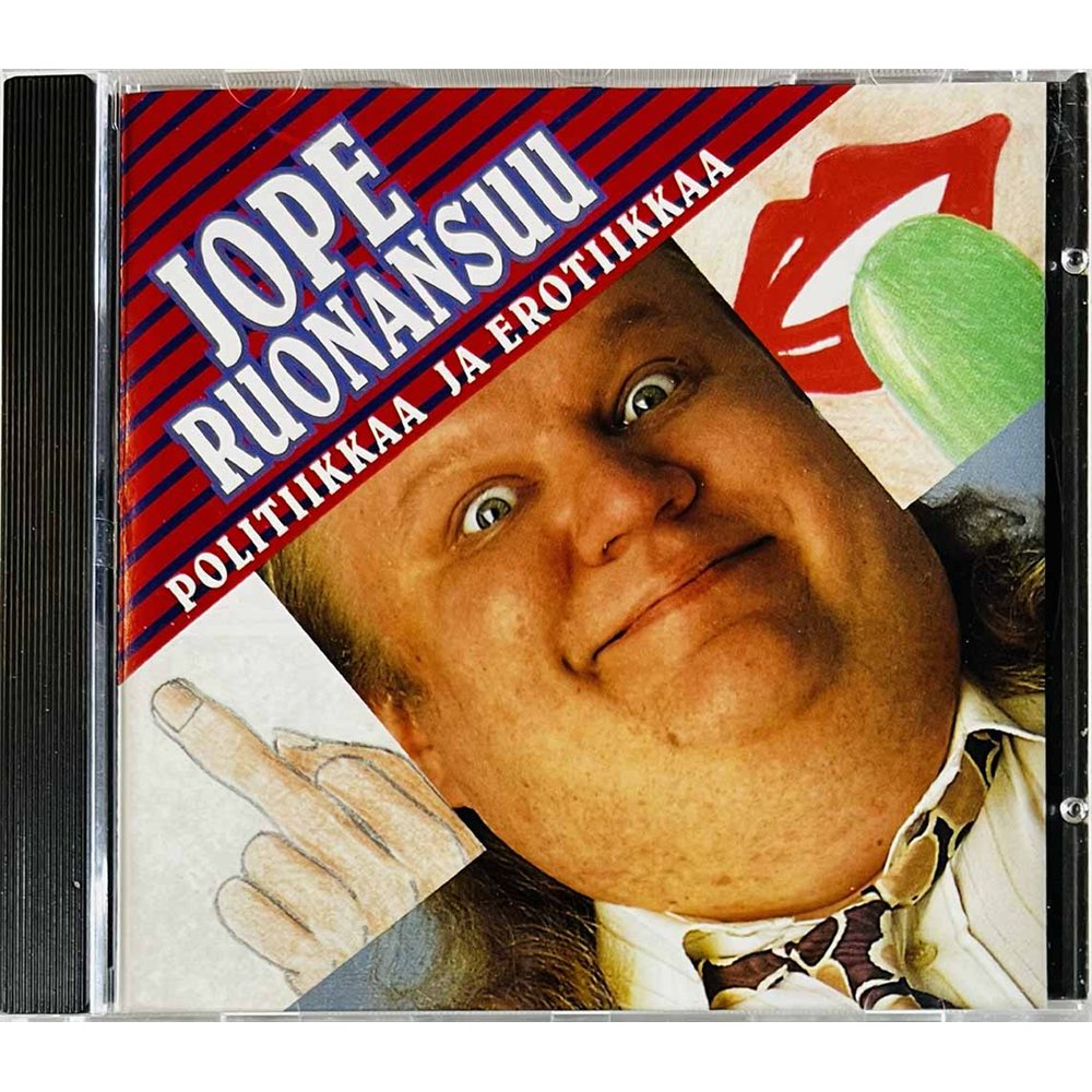 Ruonansuu Jope Käytetty CD Politiikkaa ja erotiikkaa  kansi EX levy EX Käytetty CD