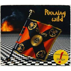 Running Wild Käytetty CD Victory  kansi VG levy VG+ Käytetty CD