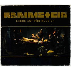 Rammstein Käytetty CD Liebe ist für alle da, digipak-kansi  kansi VG- levy EX- Käytetty CD